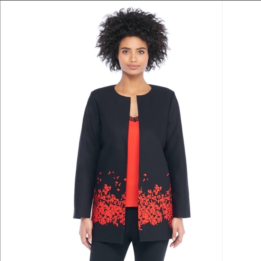 The Limited Black and Red Blazer